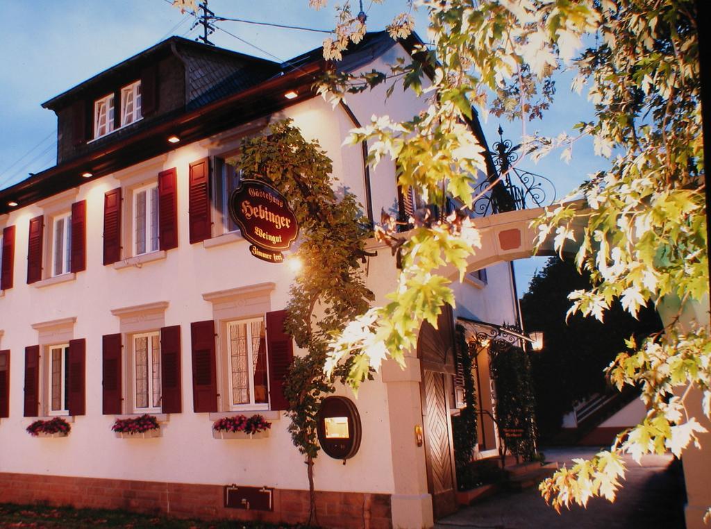 Gaestehaus Hebinger Am Schlosspark Дайдесхайм Экстерьер фото